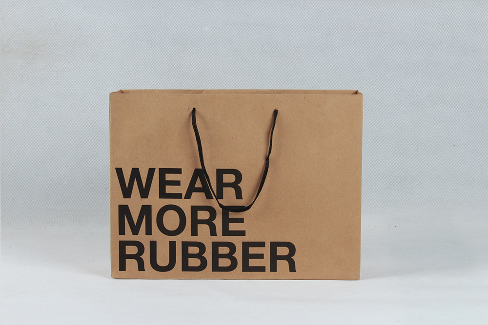 WEAR MORE RUBBER簡約牛皮紙袋